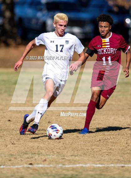 Thumbnail 2 in First Flight vs. Hickory (NCHSAA 3A Final) photogallery.