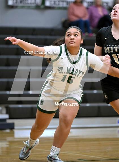 Thumbnail 2 in Archbishop Mitty vs. St. Mary's (St. Mary's MLK Classic) photogallery.