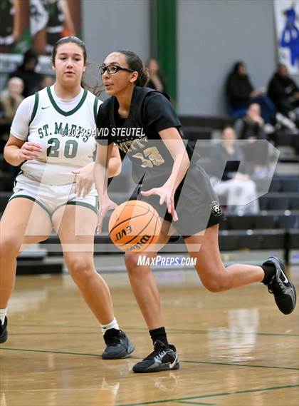 Thumbnail 3 in Archbishop Mitty vs. St. Mary's (St. Mary's MLK Classic) photogallery.