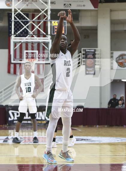 Thumbnail 1 in McQuaid Jesuit vs. Rice Memorial (Spalding Hoophall Classic) photogallery.