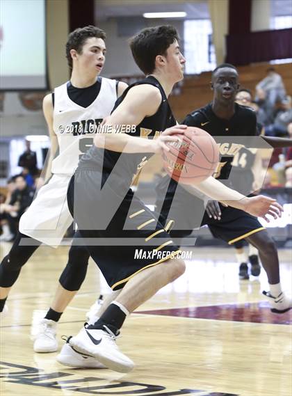 Thumbnail 1 in McQuaid Jesuit vs. Rice Memorial (Spalding Hoophall Classic) photogallery.