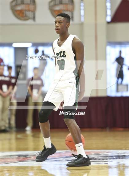 Thumbnail 2 in McQuaid Jesuit vs. Rice Memorial (Spalding Hoophall Classic) photogallery.