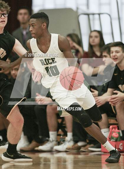 Thumbnail 3 in McQuaid Jesuit vs. Rice Memorial (Spalding Hoophall Classic) photogallery.
