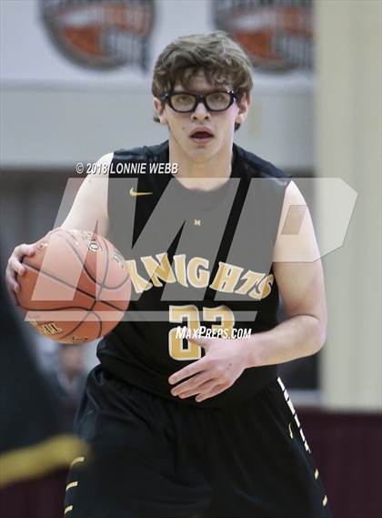 Thumbnail 1 in McQuaid Jesuit vs. Rice Memorial (Spalding Hoophall Classic) photogallery.