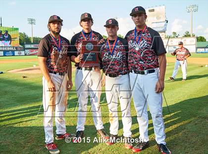 Thumbnail 1 in South Stanly vs Whiteville (NCHSAA 1A Final - Game 3) photogallery.