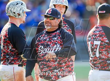 Thumbnail 2 in South Stanly vs Whiteville (NCHSAA 1A Final - Game 3) photogallery.