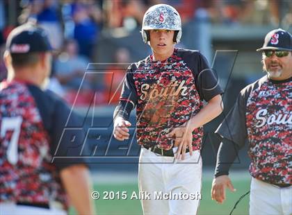Thumbnail 3 in South Stanly vs Whiteville (NCHSAA 1A Final - Game 3) photogallery.