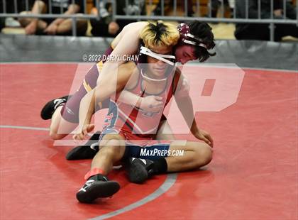 Thumbnail 2 in Arlington vs Colony (CIF Southern Section Wrestling Championships) photogallery.