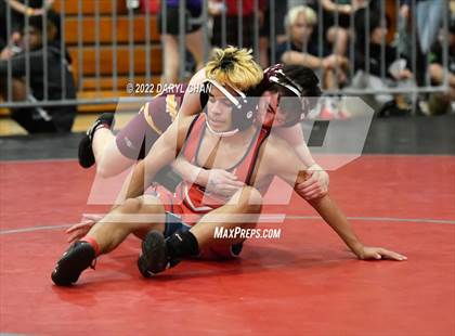 Thumbnail 2 in Arlington vs Colony (CIF Southern Section Wrestling Championships) photogallery.