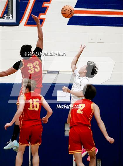 Thumbnail 3 in La Canada vs Oak Park (8th Annual West Valley Tip-Off Classic) photogallery.