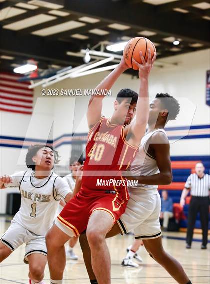 Thumbnail 1 in La Canada vs Oak Park (8th Annual West Valley Tip-Off Classic) photogallery.