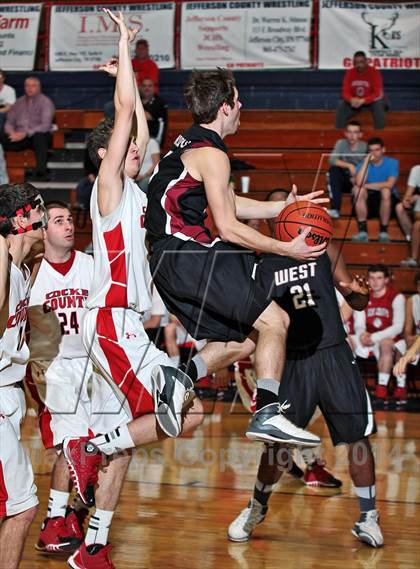 Thumbnail 1 in Cocke County vs Morristown-Hamblen West (TSSAA D2-AAA District Consolation) photogallery.