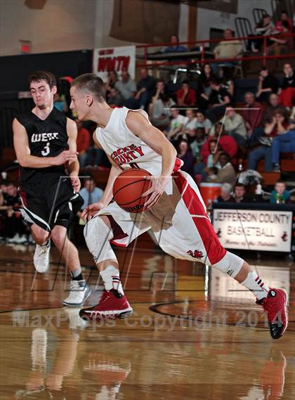 Thumbnail 3 in Cocke County vs Morristown-Hamblen West (TSSAA D2-AAA District Consolation) photogallery.