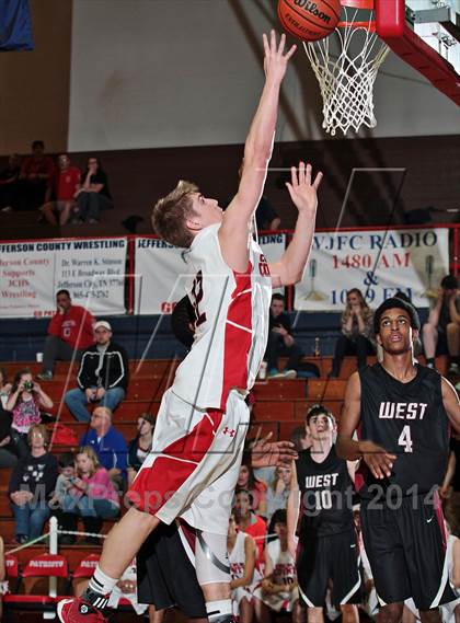 Thumbnail 2 in Cocke County vs Morristown-Hamblen West (TSSAA D2-AAA District Consolation) photogallery.