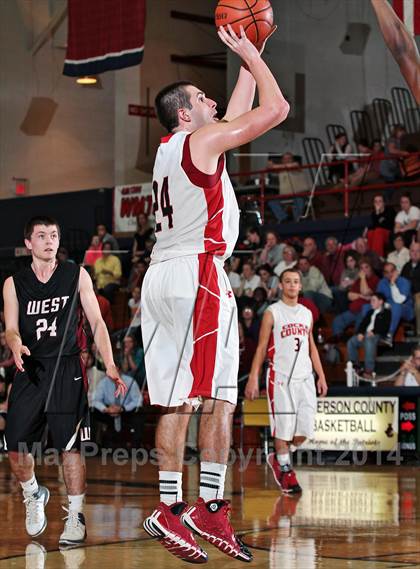 Thumbnail 3 in Cocke County vs Morristown-Hamblen West (TSSAA D2-AAA District Consolation) photogallery.