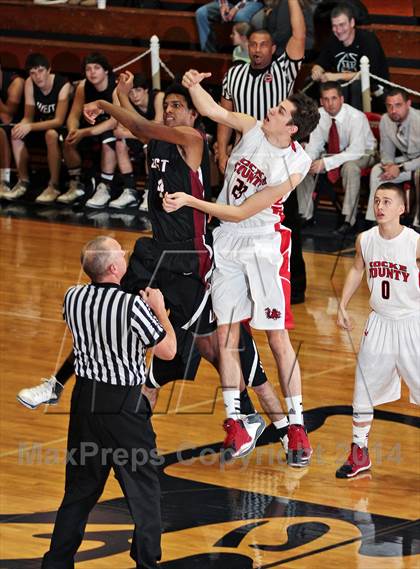Thumbnail 2 in Cocke County vs Morristown-Hamblen West (TSSAA D2-AAA District Consolation) photogallery.