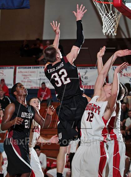 Thumbnail 1 in Cocke County vs Morristown-Hamblen West (TSSAA D2-AAA District Consolation) photogallery.