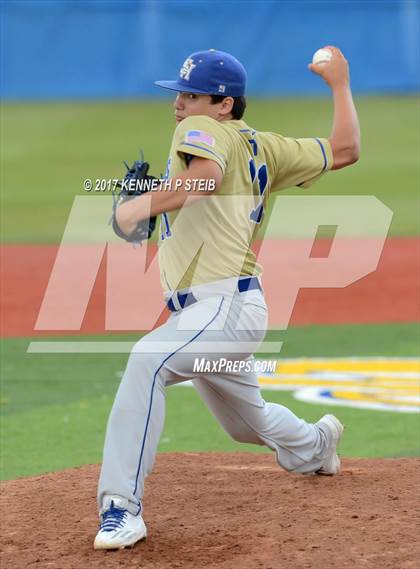 Thumbnail 3 in Sacred Heart @ St. Charles Catholic (LHSAA 2A Regional Playoff) photogallery.