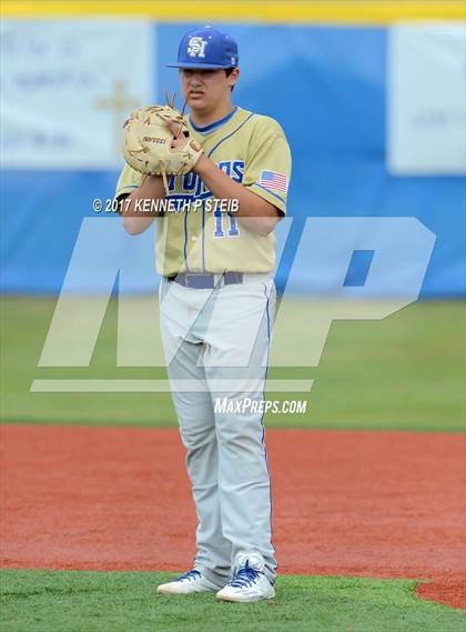 Thumbnail 2 in Sacred Heart @ St. Charles Catholic (LHSAA 2A Regional Playoff) photogallery.