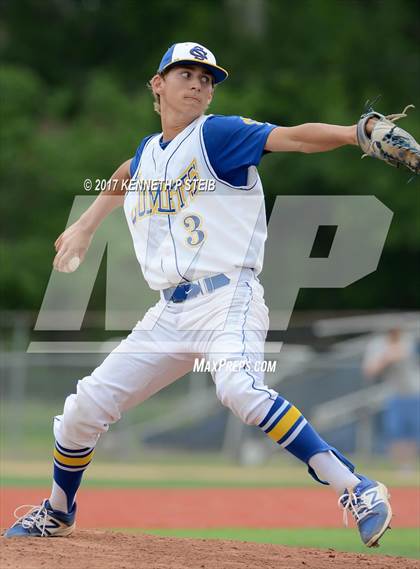Thumbnail 3 in Sacred Heart @ St. Charles Catholic (LHSAA 2A Regional Playoff) photogallery.