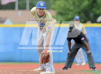 Thumbnail 3 in Sacred Heart @ St. Charles Catholic (LHSAA 2A Regional Playoff) photogallery.