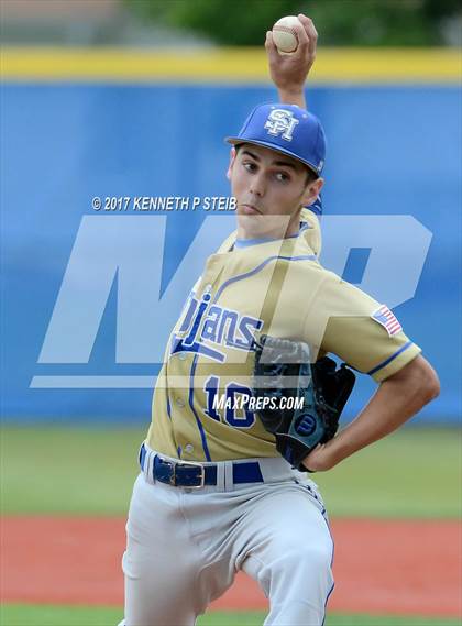 Thumbnail 3 in Sacred Heart @ St. Charles Catholic (LHSAA 2A Regional Playoff) photogallery.