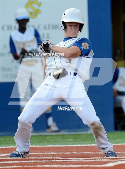 Thumbnail 3 in Sacred Heart @ St. Charles Catholic (LHSAA 2A Regional Playoff) photogallery.