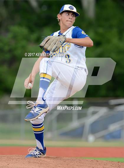 Thumbnail 3 in Sacred Heart @ St. Charles Catholic (LHSAA 2A Regional Playoff) photogallery.