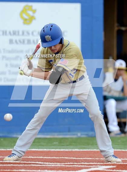 Thumbnail 3 in Sacred Heart @ St. Charles Catholic (LHSAA 2A Regional Playoff) photogallery.
