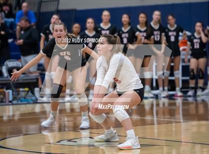 Thumbnail 1 in Francis Parker vs. Santa Fe Christian (CIF SDS D1 Girls Volleyball finals) photogallery.