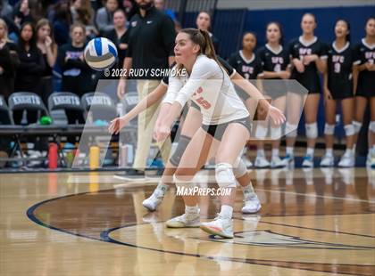 Thumbnail 3 in Francis Parker vs. Santa Fe Christian (CIF SDS D1 Girls Volleyball finals) photogallery.