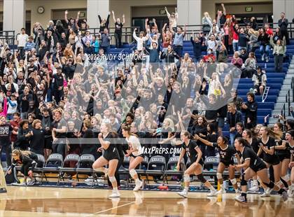 Thumbnail 2 in Francis Parker vs. Santa Fe Christian (CIF SDS D1 Girls Volleyball finals) photogallery.