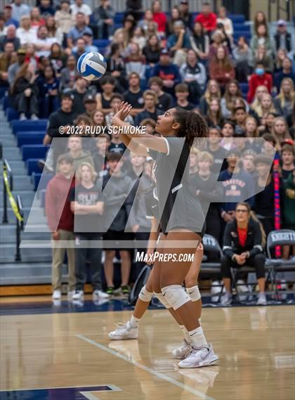 Thumbnail 1 in Francis Parker vs. Santa Fe Christian (CIF SDS D1 Girls Volleyball finals) photogallery.