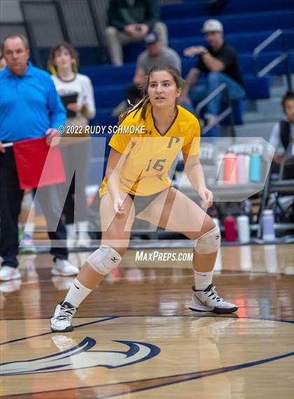 Thumbnail 1 in Francis Parker vs. Santa Fe Christian (CIF SDS D1 Girls Volleyball finals) photogallery.