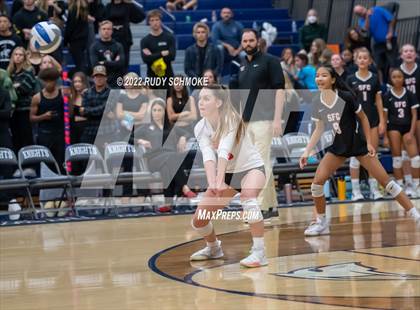 Thumbnail 1 in Francis Parker vs. Santa Fe Christian (CIF SDS D1 Girls Volleyball finals) photogallery.