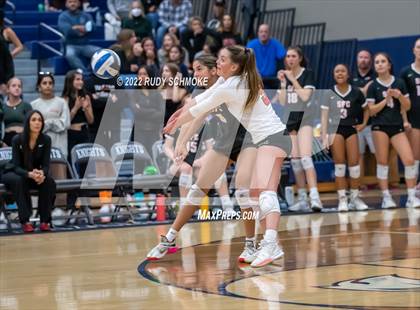 Thumbnail 1 in Francis Parker vs. Santa Fe Christian (CIF SDS D1 Girls Volleyball finals) photogallery.
