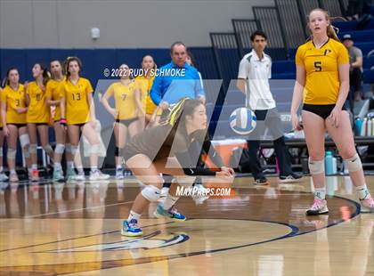 Thumbnail 1 in Francis Parker vs. Santa Fe Christian (CIF SDS D1 Girls Volleyball finals) photogallery.