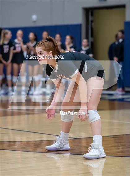 Thumbnail 2 in Francis Parker vs. Santa Fe Christian (CIF SDS D1 Girls Volleyball finals) photogallery.