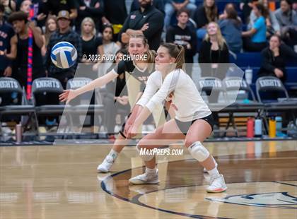 Thumbnail 1 in Francis Parker vs. Santa Fe Christian (CIF SDS D1 Girls Volleyball finals) photogallery.