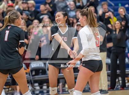 Thumbnail 3 in Francis Parker vs. Santa Fe Christian (CIF SDS D1 Girls Volleyball finals) photogallery.