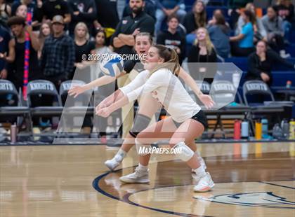 Thumbnail 2 in Francis Parker vs. Santa Fe Christian (CIF SDS D1 Girls Volleyball finals) photogallery.