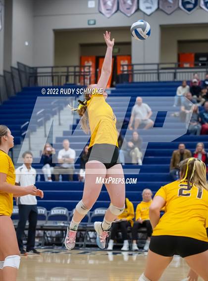 Thumbnail 1 in Francis Parker vs. Santa Fe Christian (CIF SDS D1 Girls Volleyball finals) photogallery.