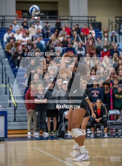 Thumbnail 1 in Francis Parker vs. Santa Fe Christian (CIF SDS D1 Girls Volleyball finals) photogallery.