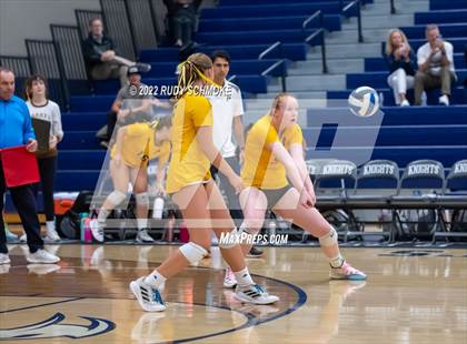 Thumbnail 2 in Francis Parker vs. Santa Fe Christian (CIF SDS D1 Girls Volleyball finals) photogallery.