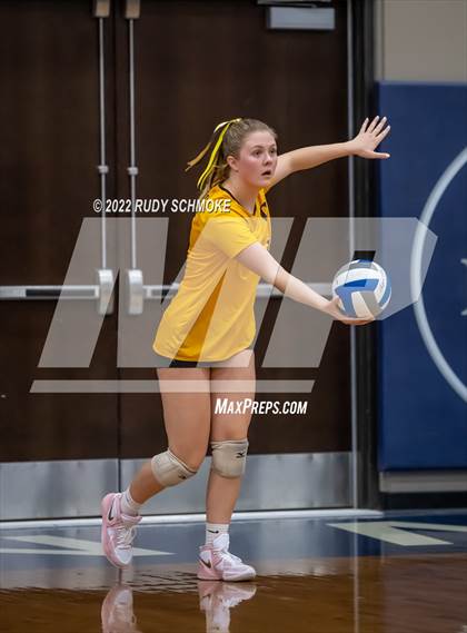 Thumbnail 2 in Francis Parker vs. Santa Fe Christian (CIF SDS D1 Girls Volleyball finals) photogallery.