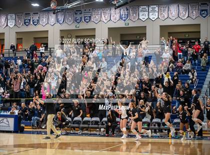 Thumbnail 1 in Francis Parker vs. Santa Fe Christian (CIF SDS D1 Girls Volleyball finals) photogallery.