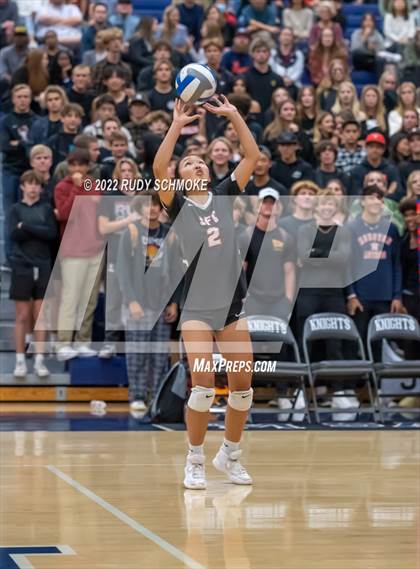 Thumbnail 1 in Francis Parker vs. Santa Fe Christian (CIF SDS D1 Girls Volleyball finals) photogallery.