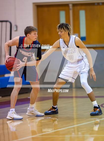 Thumbnail 3 in Pinnacle vs. Apollo  (Visit Mesa Basketball Challenge) photogallery.