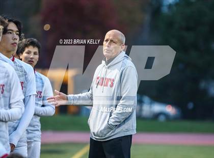 Thumbnail 3 in St. John's @ Newton North (MIAA Division 1 Round of 32) photogallery.