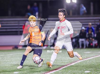 Thumbnail 3 in St. John's @ Newton North (MIAA Division 1 Round of 32) photogallery.